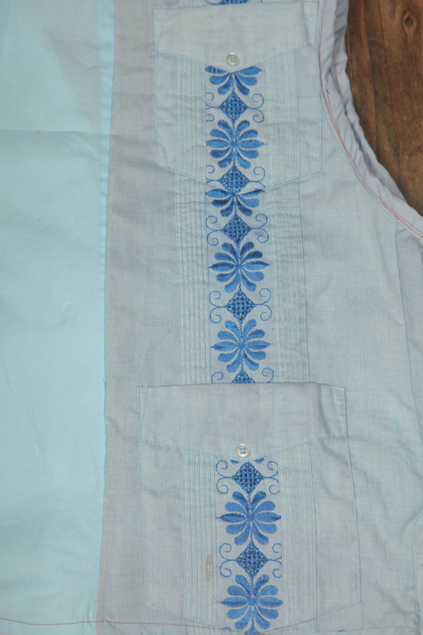 Tie up waistcoat reversible top (M)