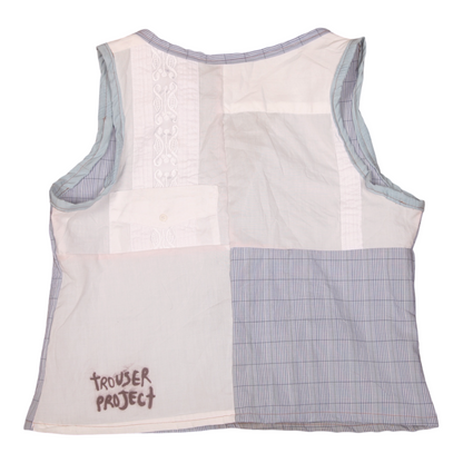 Tie up waistcoat reversible top (S)
