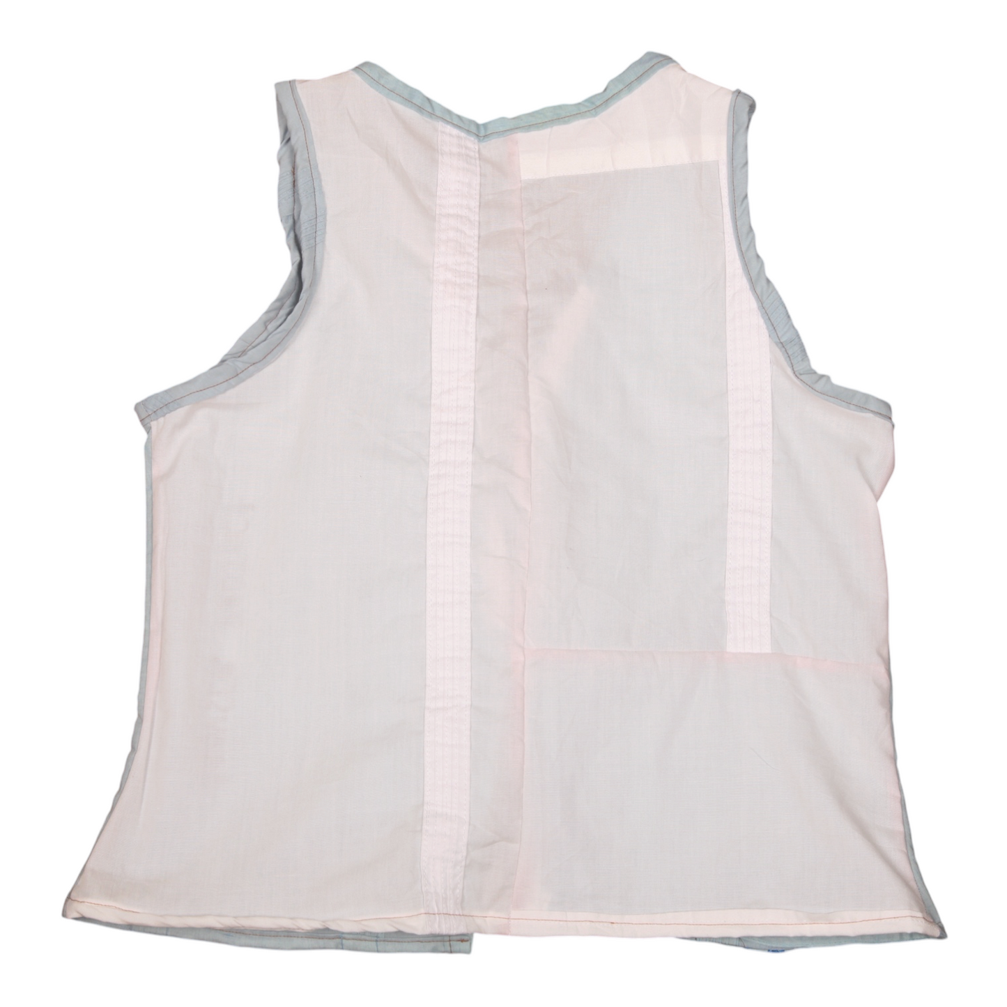 Tie up waistcoat reversible top (XS)