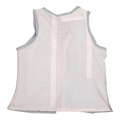 Tie up waistcoat reversible top (XS)