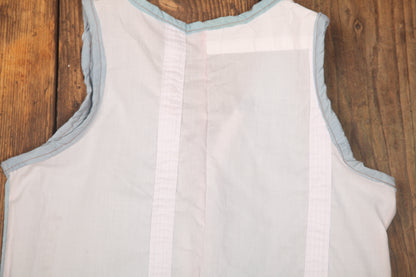 Tie up waistcoat reversible top (XS)