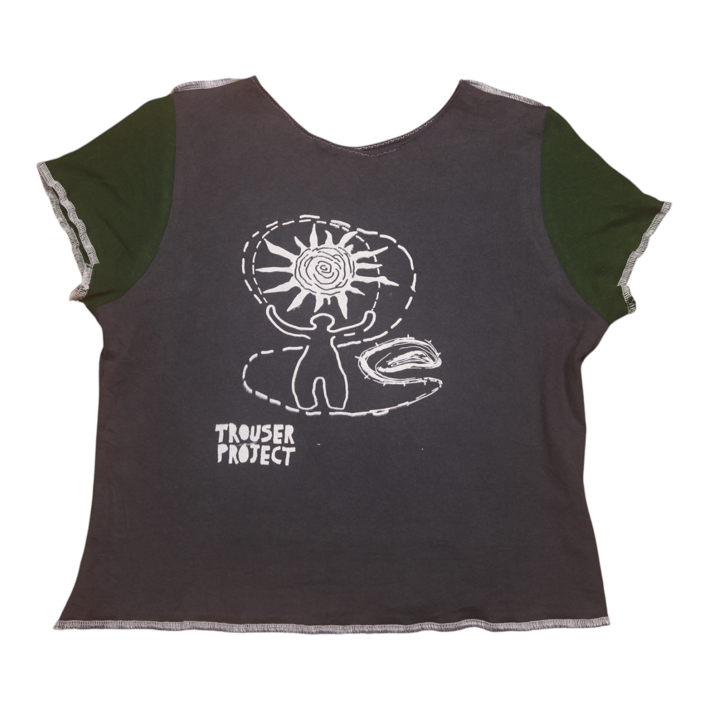 Short Sleeve Crop Screenprint Tee (UK8/10)
