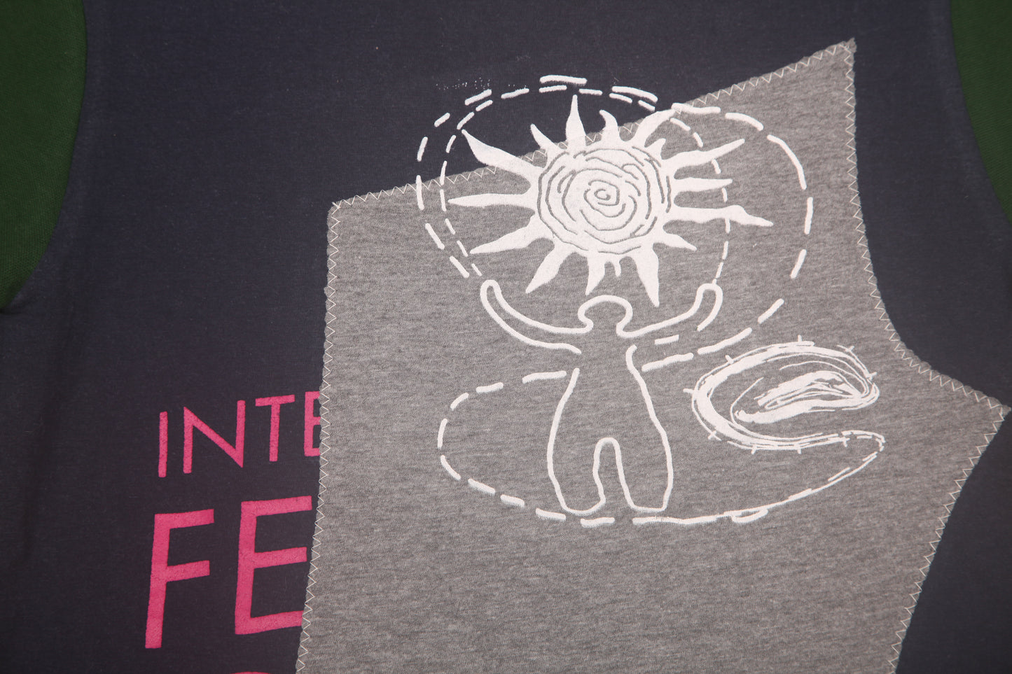 Short Sleeve Crop Screenprint Tee (UK10/12)
