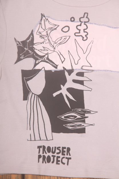 Short Sleeve Crop Screenprint Tee (UK6)
