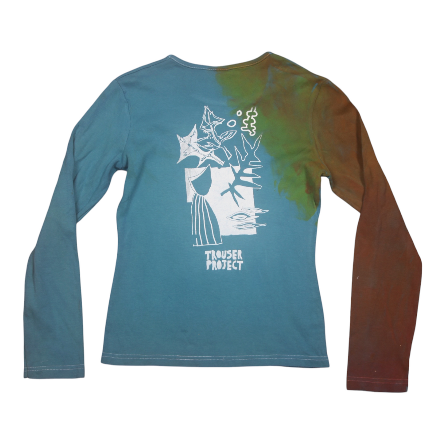 Long Sleeve Screenprint Fitted Tee (UK8/10)