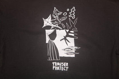 Vintage Upcycled Screenprint Hoodie (L)
