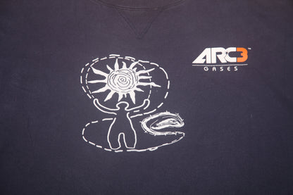 Vintage Upcycled Screenprint Jumper (XL)