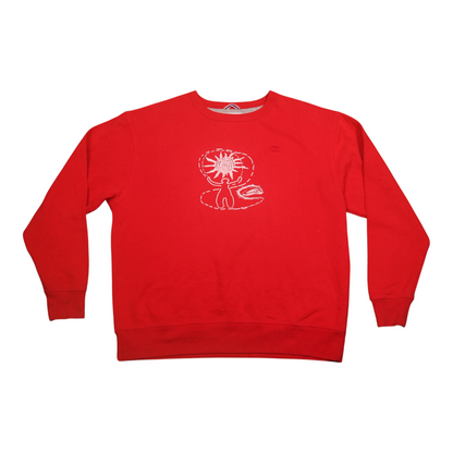 Vintage Upcycled Screenprint Jumper (XL)