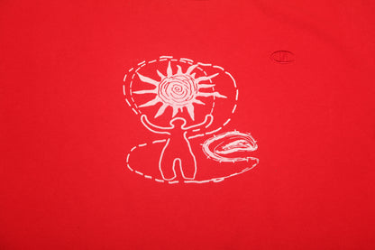 Vintage Upcycled Screenprint Jumper (XL)