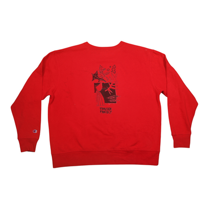 Vintage Upcycled Screenprint Jumper (XL)