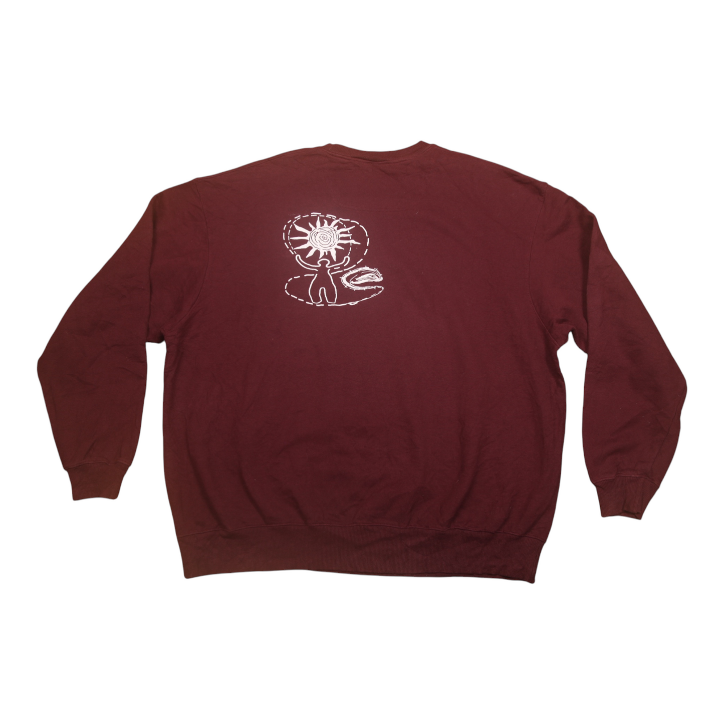 Vintage Upcycled Screenprint Jumper (2XL)