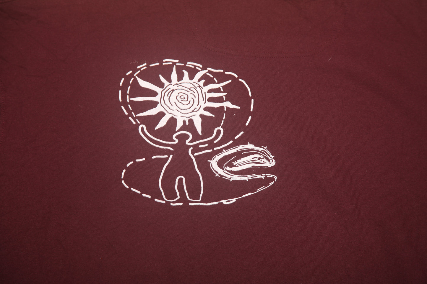 Vintage Upcycled Screenprint Jumper (2XL)