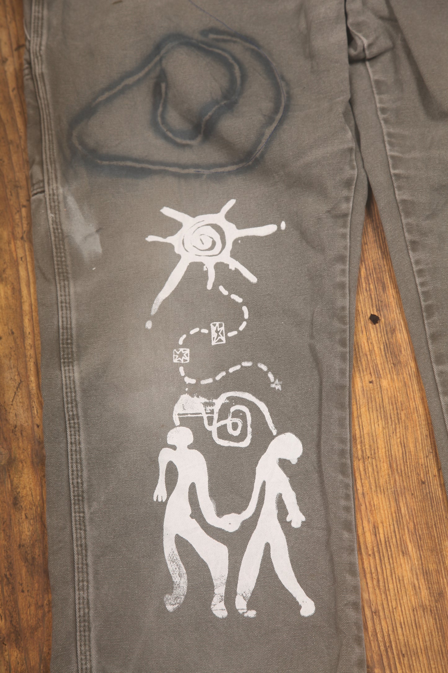 Upcycled Vintage Dickies Jeans (W40)