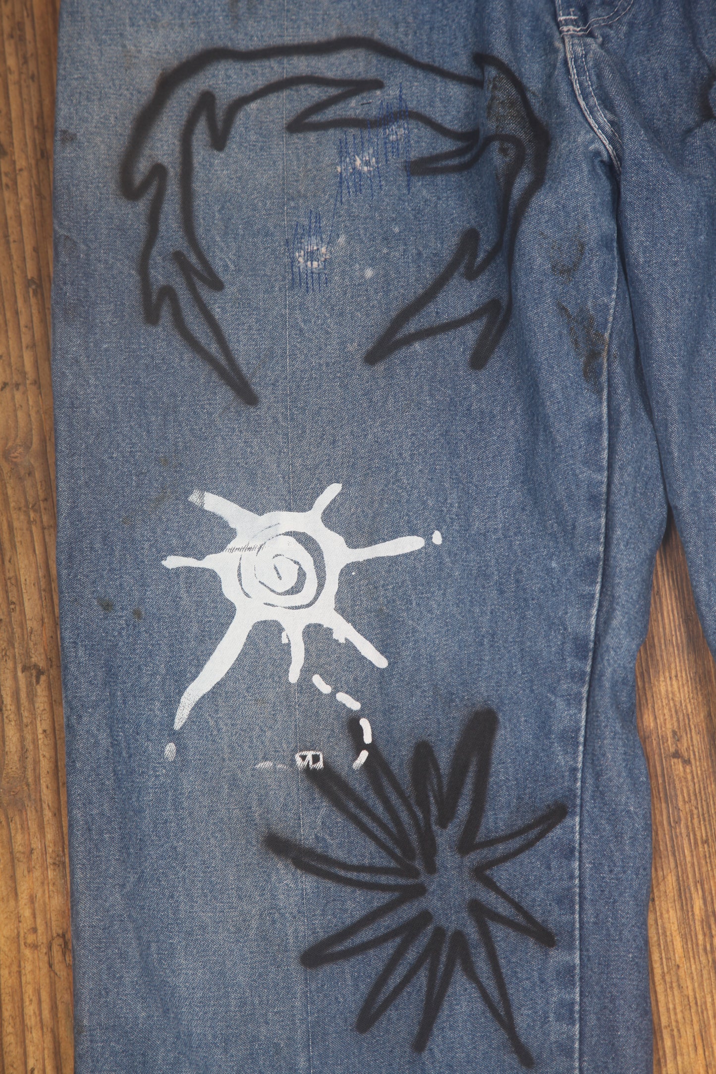 Upcycled Vintage Dickies Jeans (W34)