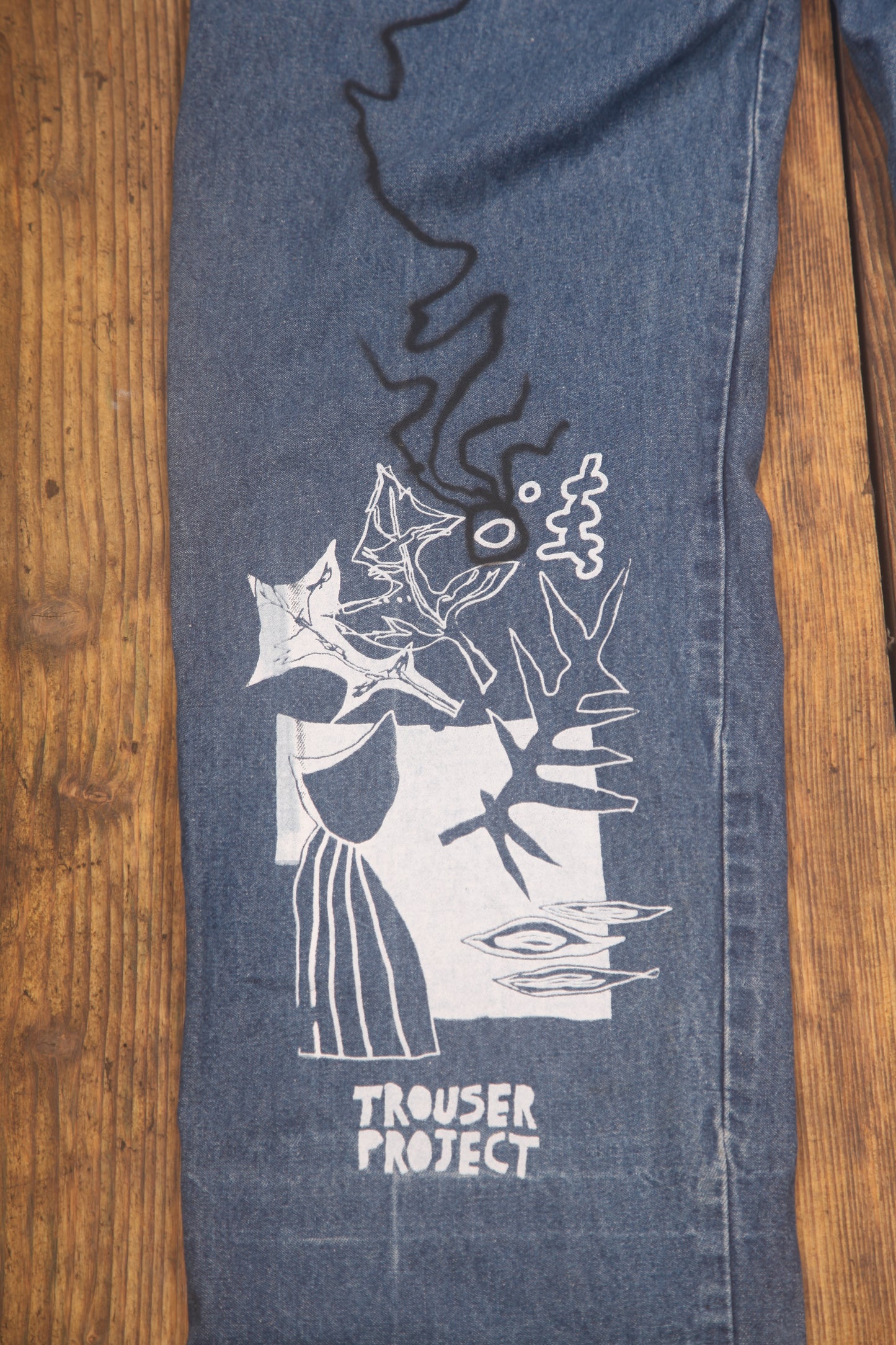 Upcycled Vintage Dickies Jeans (W34)