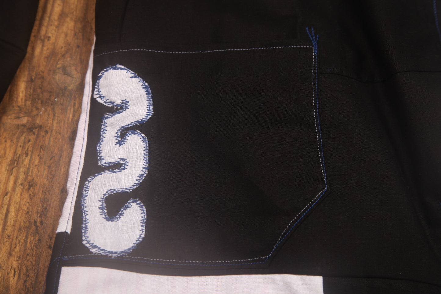 Boxy Work Jacket made from Second Hand Materials (S)