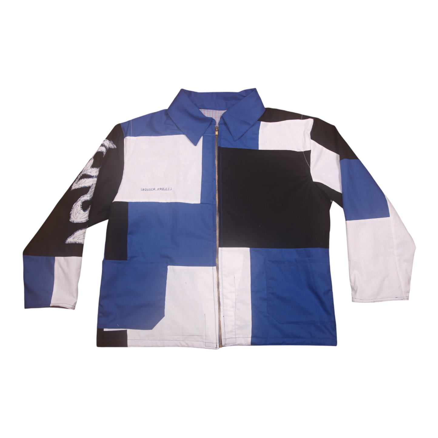 Patchwork Jacket made from Second Hand Materials (M)