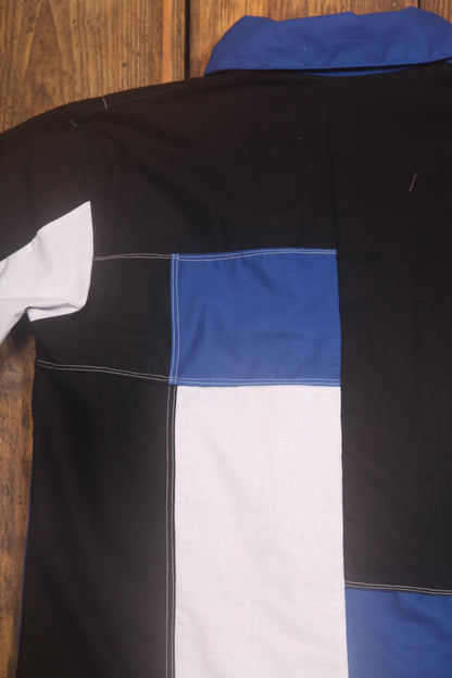 Patchwork Jacket made from Second Hand Materials (M)