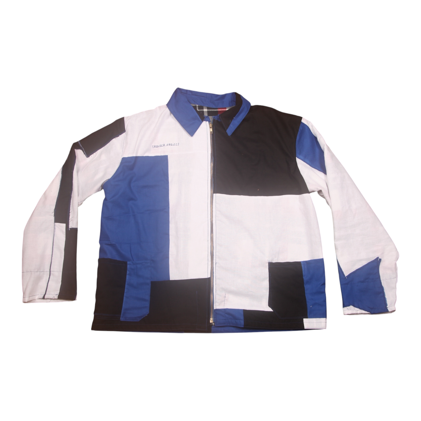 Patchwork Jacket made from Second Hand Materials (L)