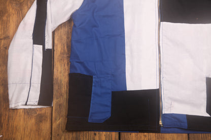 Patchwork Jacket made from Second Hand Materials (L)