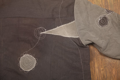 Patchwork Jacket made from Second Hand Trousers (L)