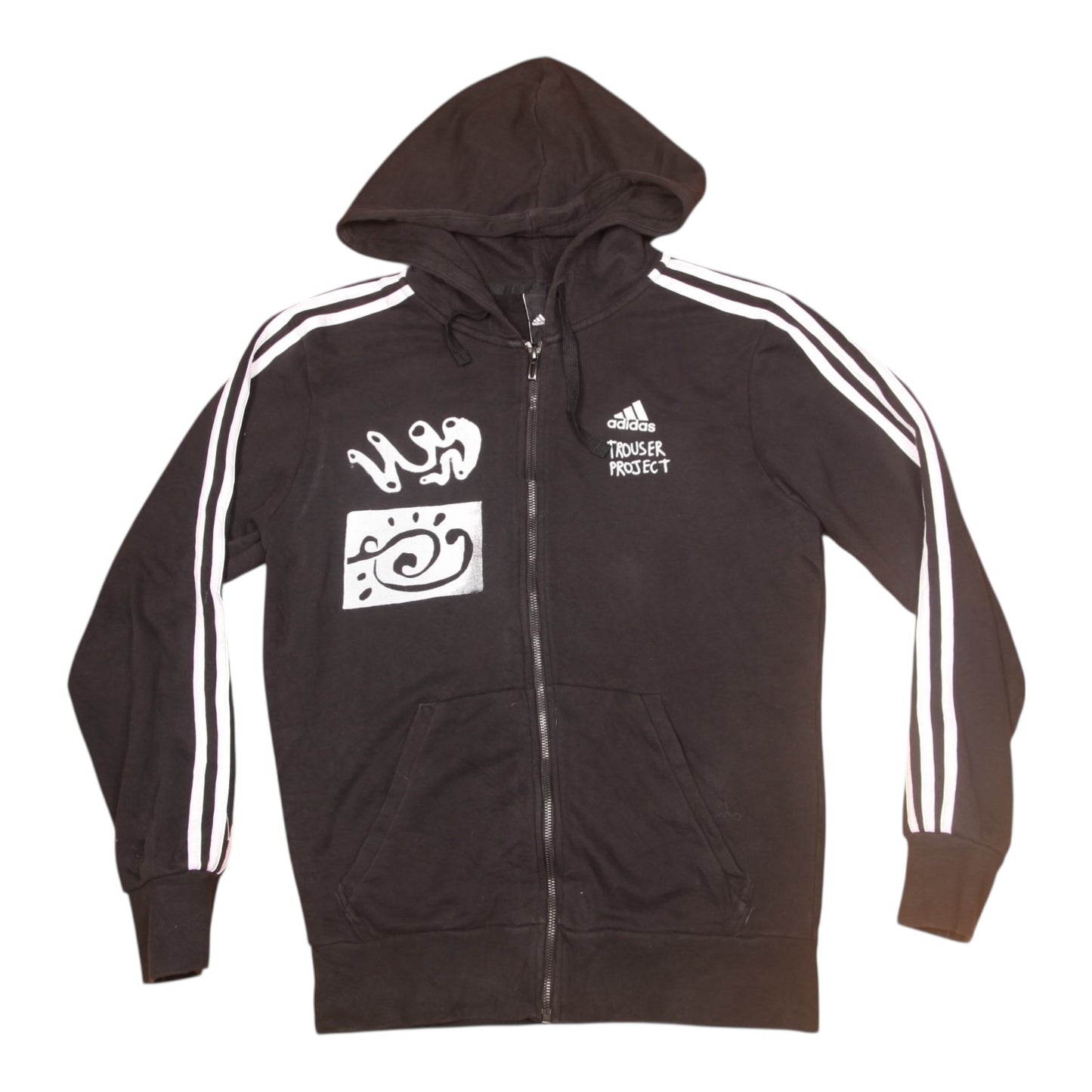 Vintage Adidas Screenprint Hoodie (S)