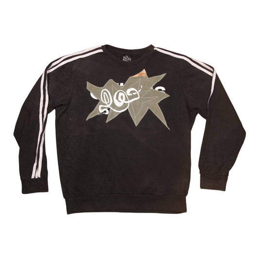 Vintage Upcycled Screenprint Jumper (M)