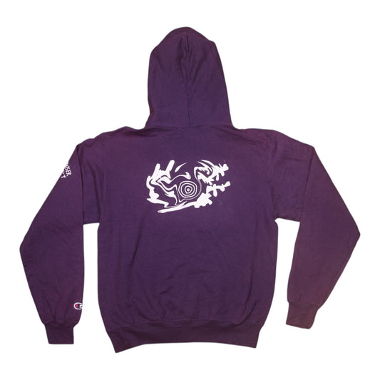 Vintage Upcycled Screenprint Hoodie (S)