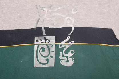 Vintage Upcycled Screenprint Hoodie (L)