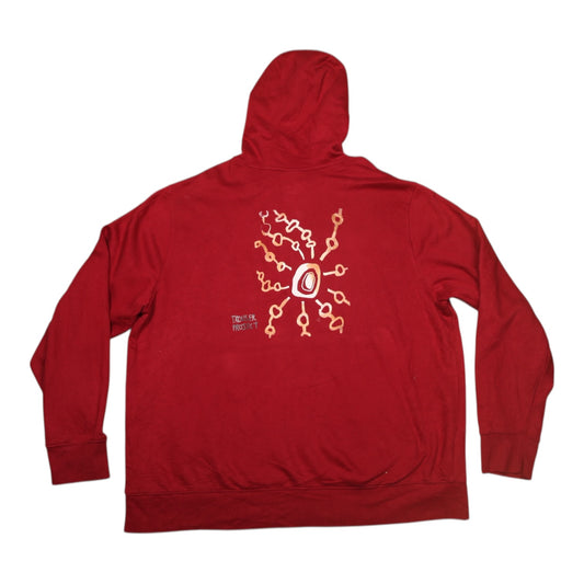 Vintage Upcycled Screenprint Hoodie (3XL)