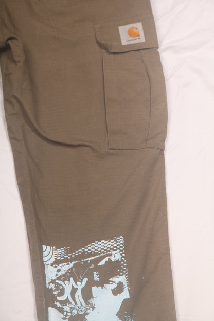 Upcycled Carhartt Cargo Trousers (W30)
