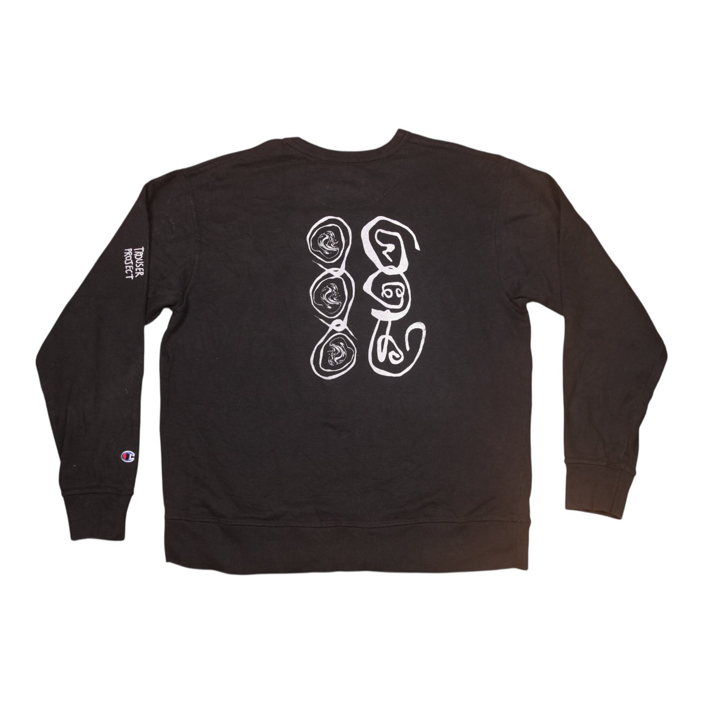 Vintage Upcycled Screenprint Jumper (XL)