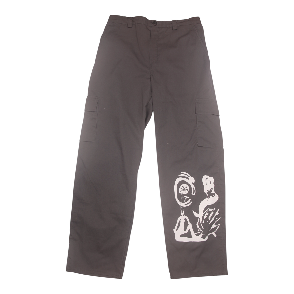 Upcycled Screenprint Worker Trousers (W30-34)