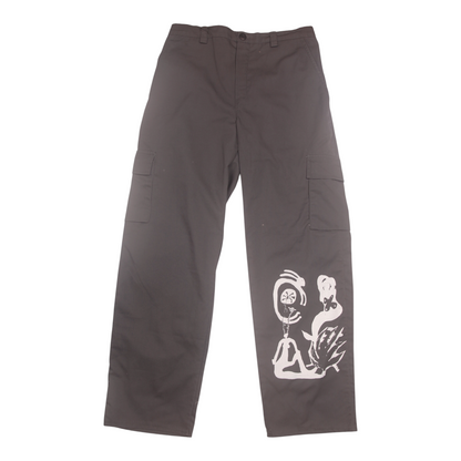 Upcycled Screenprint Worker Trousers (W30-34)