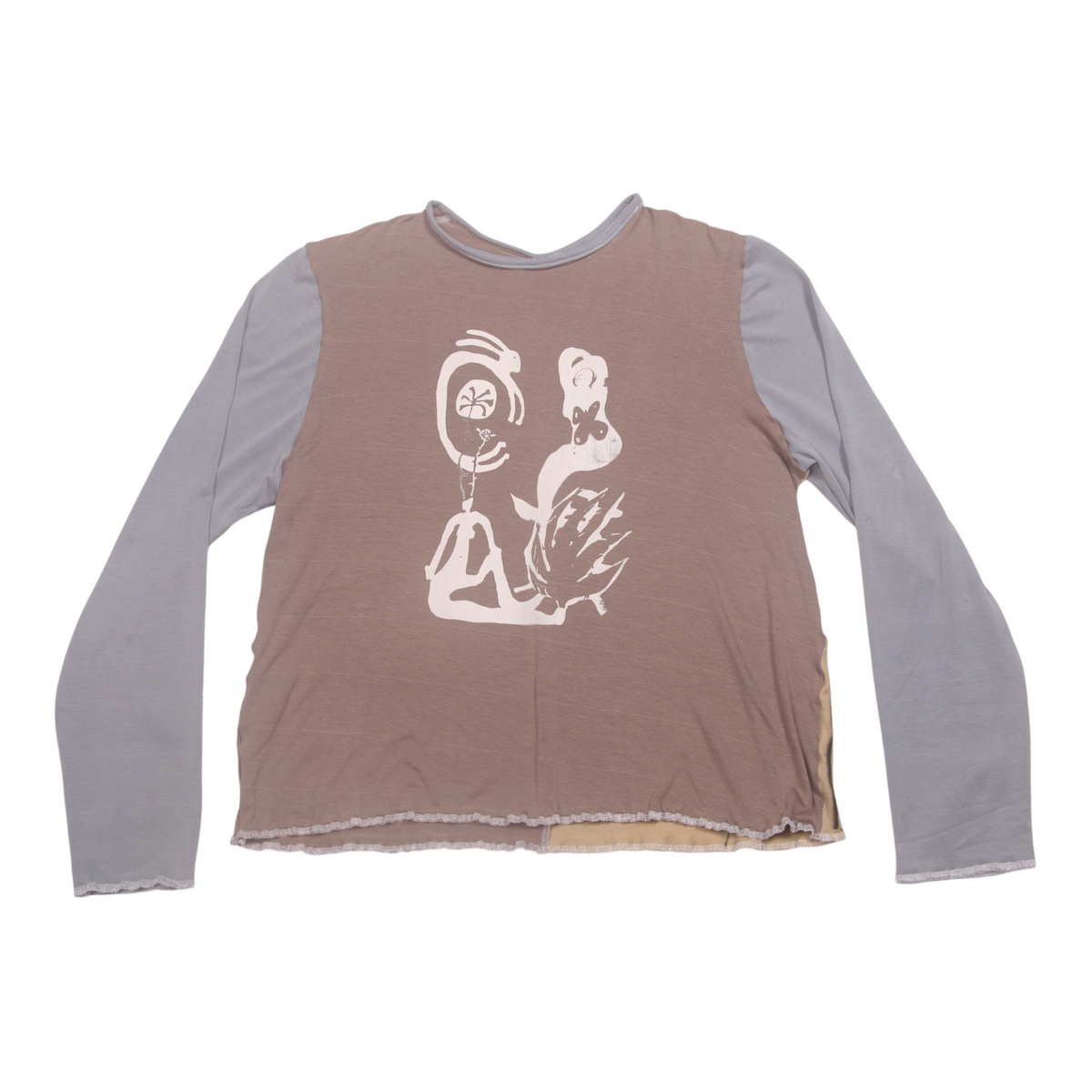 Long Sleeve Screenprint Fitted Tee (UK16/18)