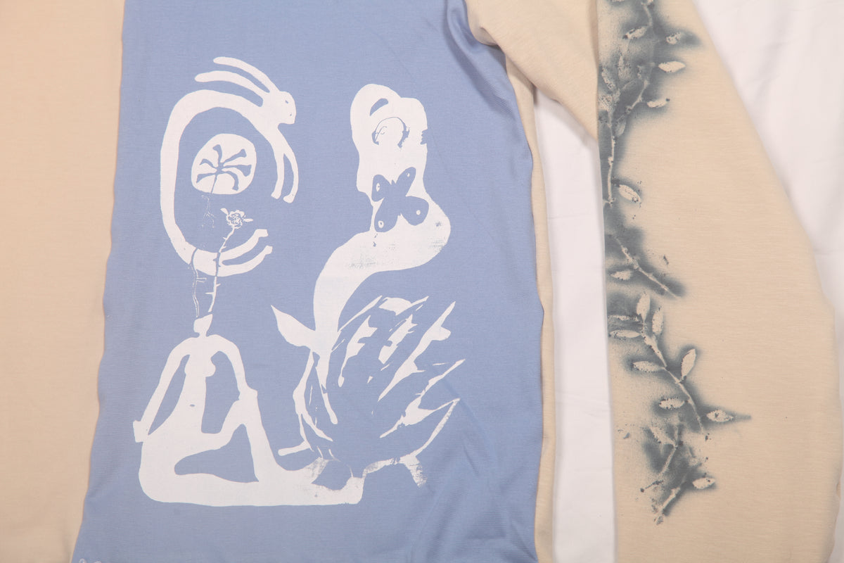 Long Sleeve Screenprint Fitted Tee (UK16/18)