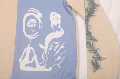 Long Sleeve Screenprint Fitted Tee (UK16/18)
