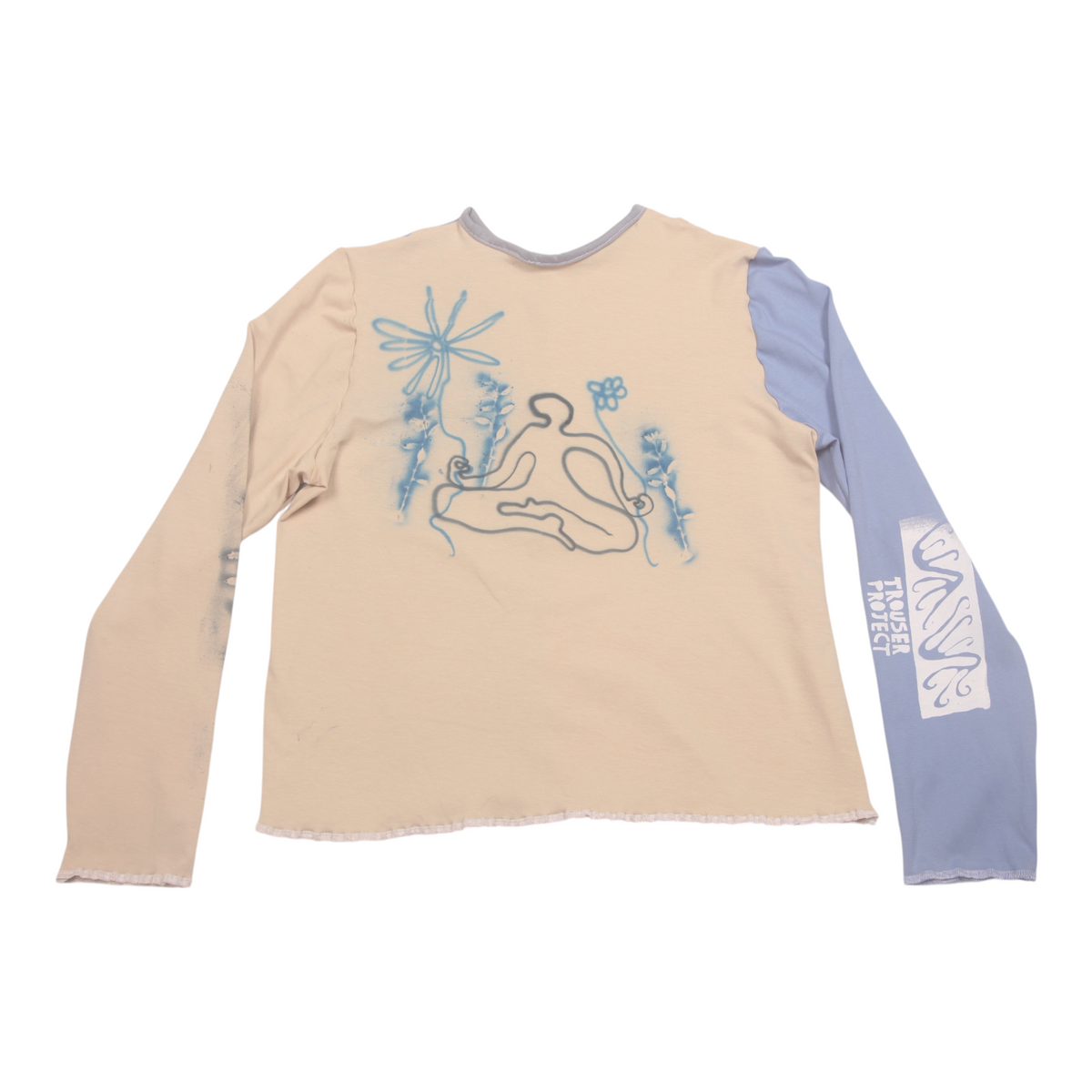 Long Sleeve Screenprint Fitted Tee (UK16/18)