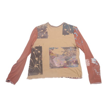 Long Sleeve Screenprint Fitted Tee (UK16/18)