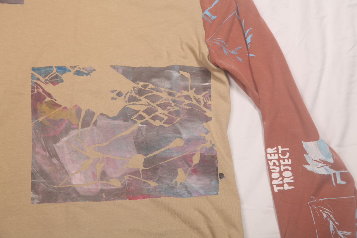 Long Sleeve Screenprint Fitted Tee (UK16/18)