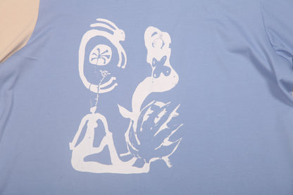 Long Sleeve Screenprint Fitted Tee (UK16/18)