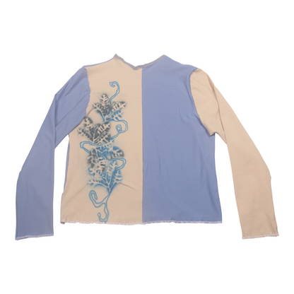 Long Sleeve Screenprint Fitted Tee (UK16/18)