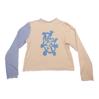 Long Sleeve Screenprint Fitted Tee (UK14/16)