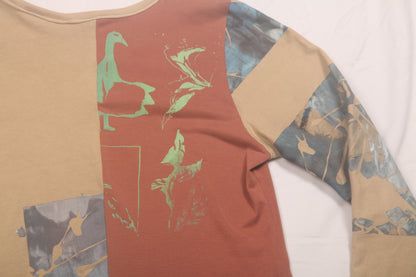 Long Sleeve Screenprint Fitted Tee (UK10/12)