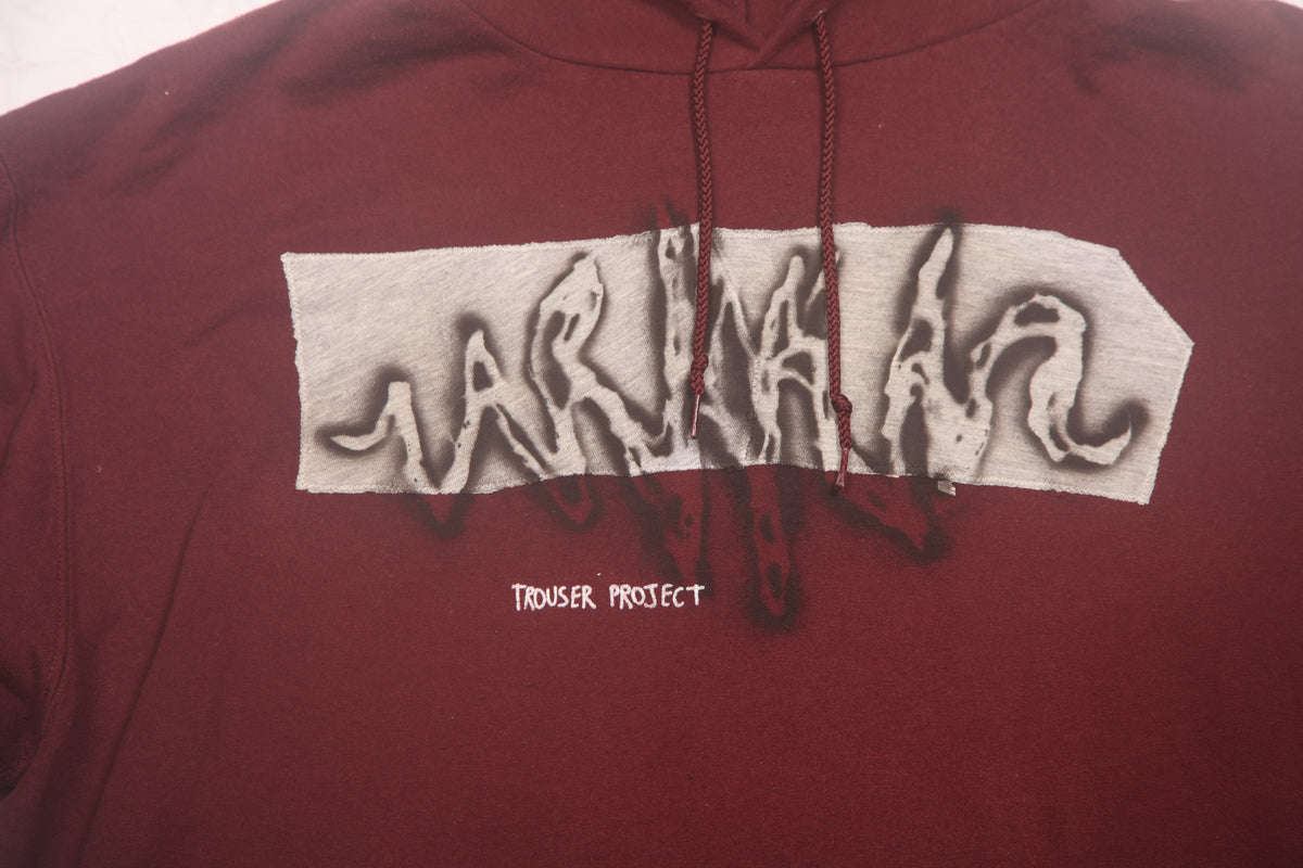 Vintage Upcycled Screenprint Hoodie (L)