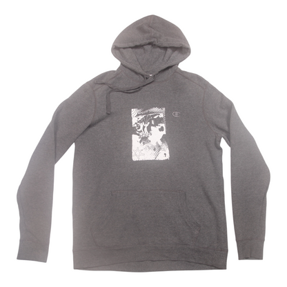 Vintage Upcycled Screenprint Hoodie (M)