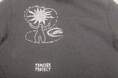 Vintage Upcycled Screenprint Hoodie (M)