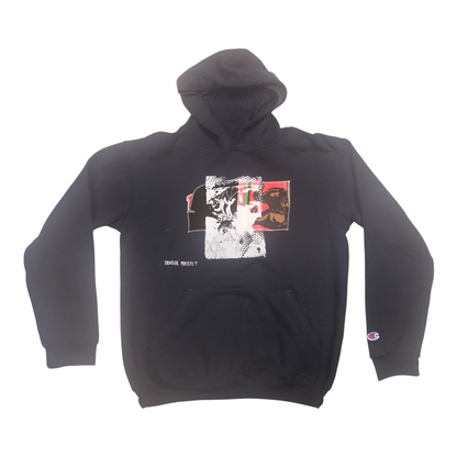 Vintage Upcycled Screenprint Hoodie (S)