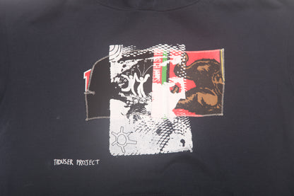 Vintage Upcycled Screenprint Hoodie (S)