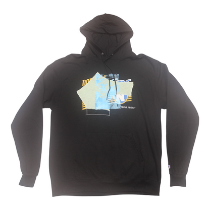 Vintage Upcycled Screenprint Hoodie (M)